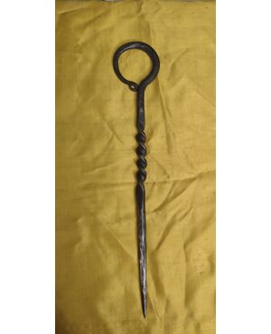 Scartocciatoio in ferro forgiato di grandi dimensioni