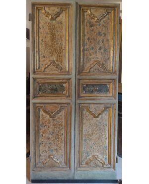Refined double-leaf door, late 17th century