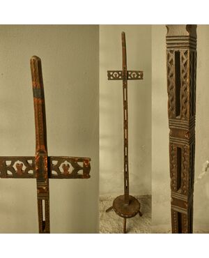 Splendida conocchia calabrese policroma