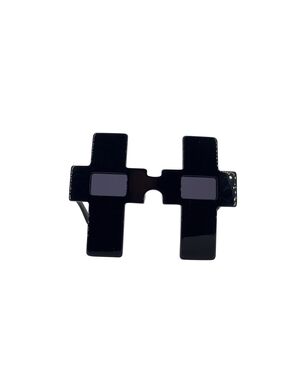 JEREMY SCOTT Occhiali da Sole in Plastica Col. Nero