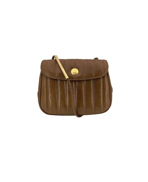 FENDI Borsa a Tracolla Vintage in Pelle Col. Marrone FF S