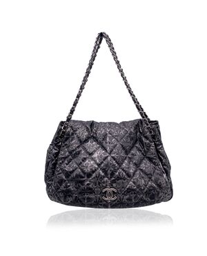 CHANEL Borsa a Tracolla in Tela Col. Grigio Timeless/Classique M