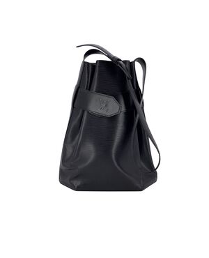 LOUIS VUITTON Borsa a Tracolla Vintage in Pelle Col. Nero Sac d'epaule M