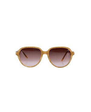 YVES SAINT LAURENT Occhiali da Sole Vintage in Acetato Col. Beige