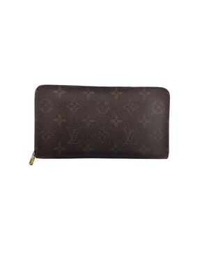 LOUIS VUITTON Portafoglio Vintage in Tela Col. Marrone Zippy M
