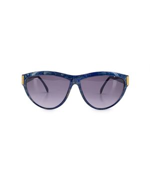 YVES SAINT LAURENT Occhiali da Sole Vintage in Acetato Col. Blu