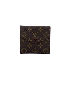 LOUIS VUITTON Portafoglio Vintage in Tela Col. Marrone S