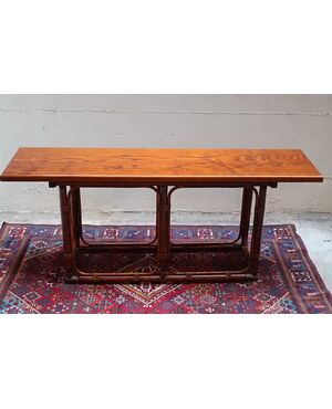 Rosewood console table by Tito Agnoli for Pierantonio Bonacina, 1960s vintage
