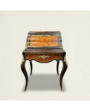 
Bonheur du Jour Napoleone III in palissandro e bois de rose