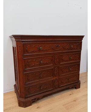Canterano noce epoca XVIII sec -'700 - lombardo comò-cassettone