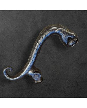 Splendid dragon-shaped door knocker Italy 17th century