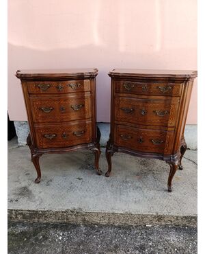 Coppia comodini mossi