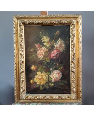 Signed 19th-century painting