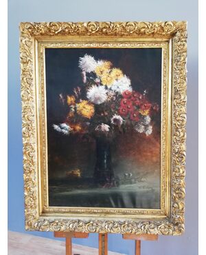 Painting with flowers