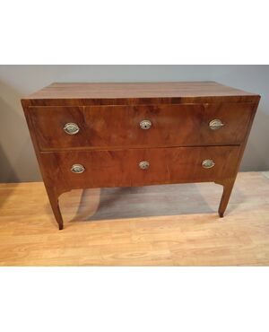 Directoire chest of drawers with 2 drawers