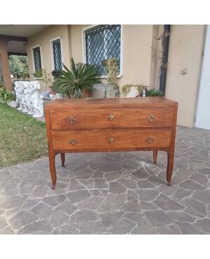 "700s Vicenza Directory walnut chest of drawers