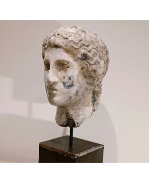 Scultura accademica del ‘900 in cera – Testa di Hera