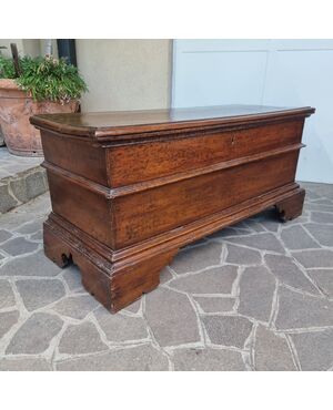 18th-century walnut chest from Emilia Romagna