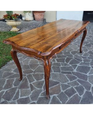 Tavolo direttorio del 700 in noce Venezia