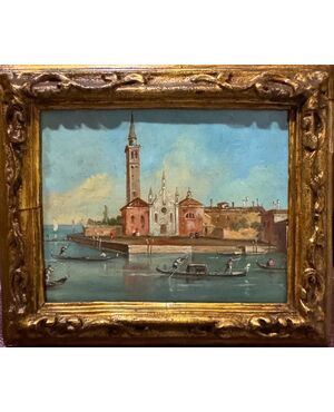Veduta di Venezia – dipinto su tavoletta seguace di GIACOMO GUARDI