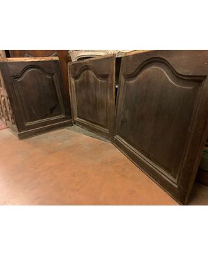 DARB218 - Boiserie scolpita, in legno di rovere, misura m lineari 13 x H cm 90