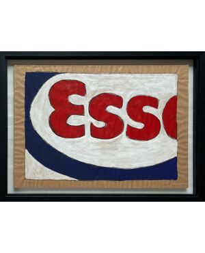 Esso - Screenprint by Mario Schifano (Homs 1934 - Rome 1998)