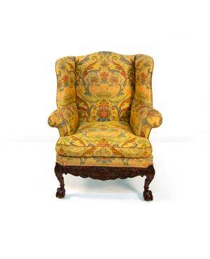 Mahogany armchair, England, 19th century
