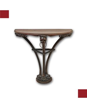 SOLID WALNUT CONSOLE, SECOND HALF OF THE 18TH CENTURY