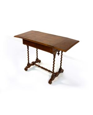 Small mahogany flap desk, 19th century