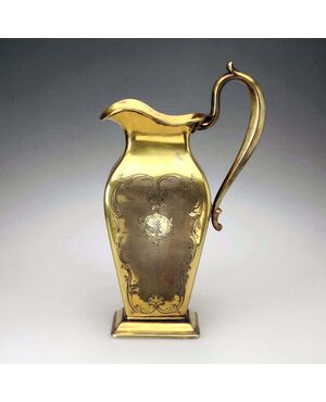 Brocca in Argento Vermeil Louis Ainé Aucoc Francia Seconda Metà '800