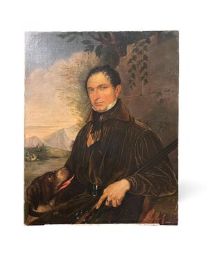 Raffinato ritratto maschile