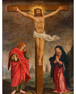 XVI secolo, Maestro fiammingo attivo in toscana, Crocifissione