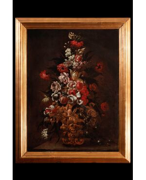 Jean-Baptiste Monnoyer (Lille 1636-Londra 1699), Natura morta floreale