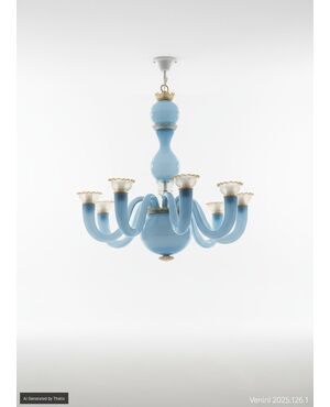 Gio Ponti (Milano, 1891 - 1979)  Lampadario, 1946