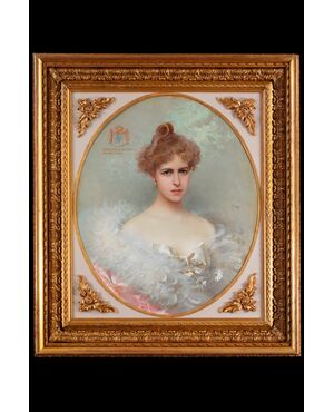 Vittorio Matteo Corcos (Livorno 1859 – Firenze 1933) “Donna Lodovica Altieri”