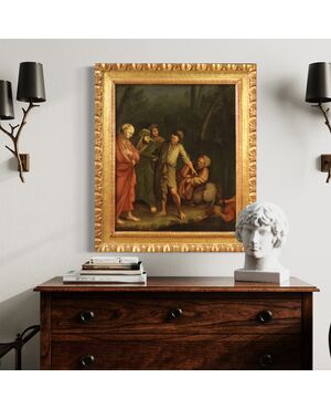 Italian painting characters from the 18th century