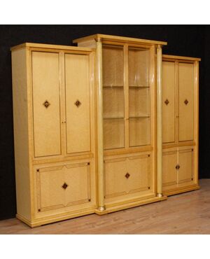 Libreria italiana in legno