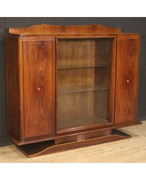 Italian showcase in wood from 20th century