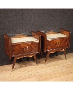 Pair of design bedside tables from the 50s