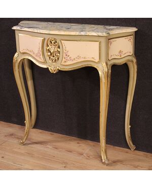 Italian lacquered console from the mid-20th century