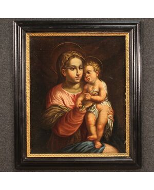 Painting Virgin with child from 17th century
