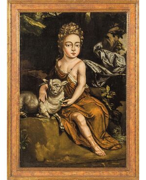 Portrait of a girl in the guise of St. John the Baptist