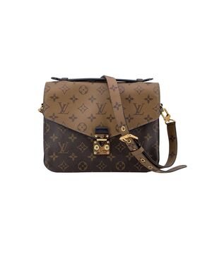 LOUIS VUITTON Borsa a Tracolla in Tela Col. Marrone Metis M