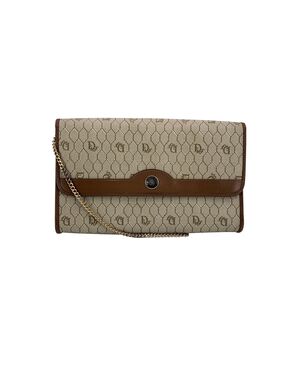 DIOR Borsa a Tracolla Vintage in Tela Col. Beige S