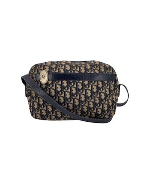 DIOR Borsa a Tracolla Vintage in Tela Col. Blu Diorissimo M