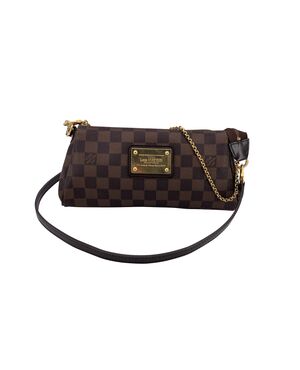 LOUIS VUITTON Borsa a Tracolla in Tela Col. Marrone Eva S