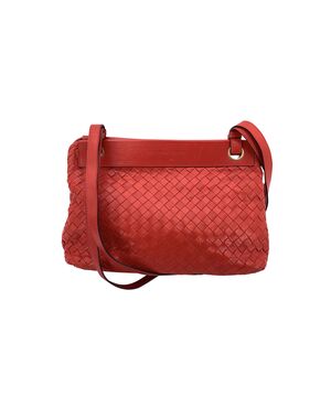 BOTTEGA VENETA Borsa Shopper in Pelle Col. Rosso Intrecciato M