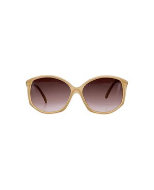 YVES SAINT LAURENT Occhiali da Sole Vintage in Acetato Col. Beige