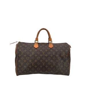 LOUIS VUITTON Borsa a Mano Vintage in Tela Col. Marrone Speedy L