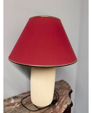 20th-century ceramic lamp, 70x50cm, marble effect